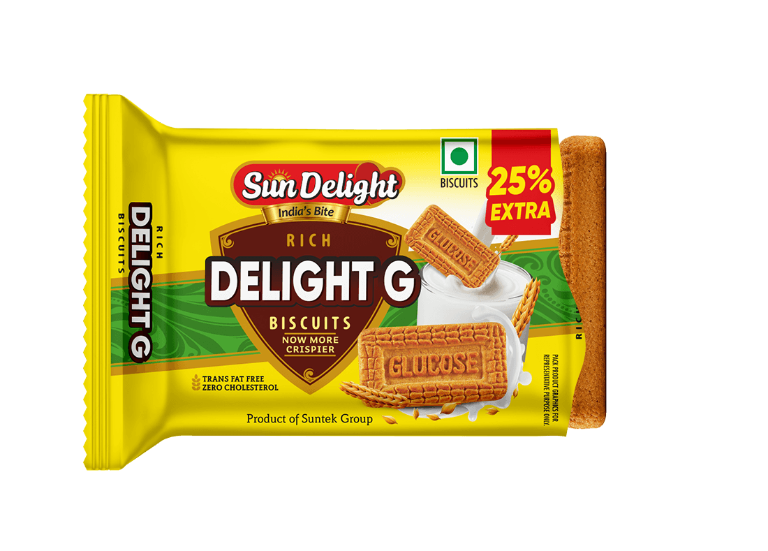 Delight G Glucose packet opening