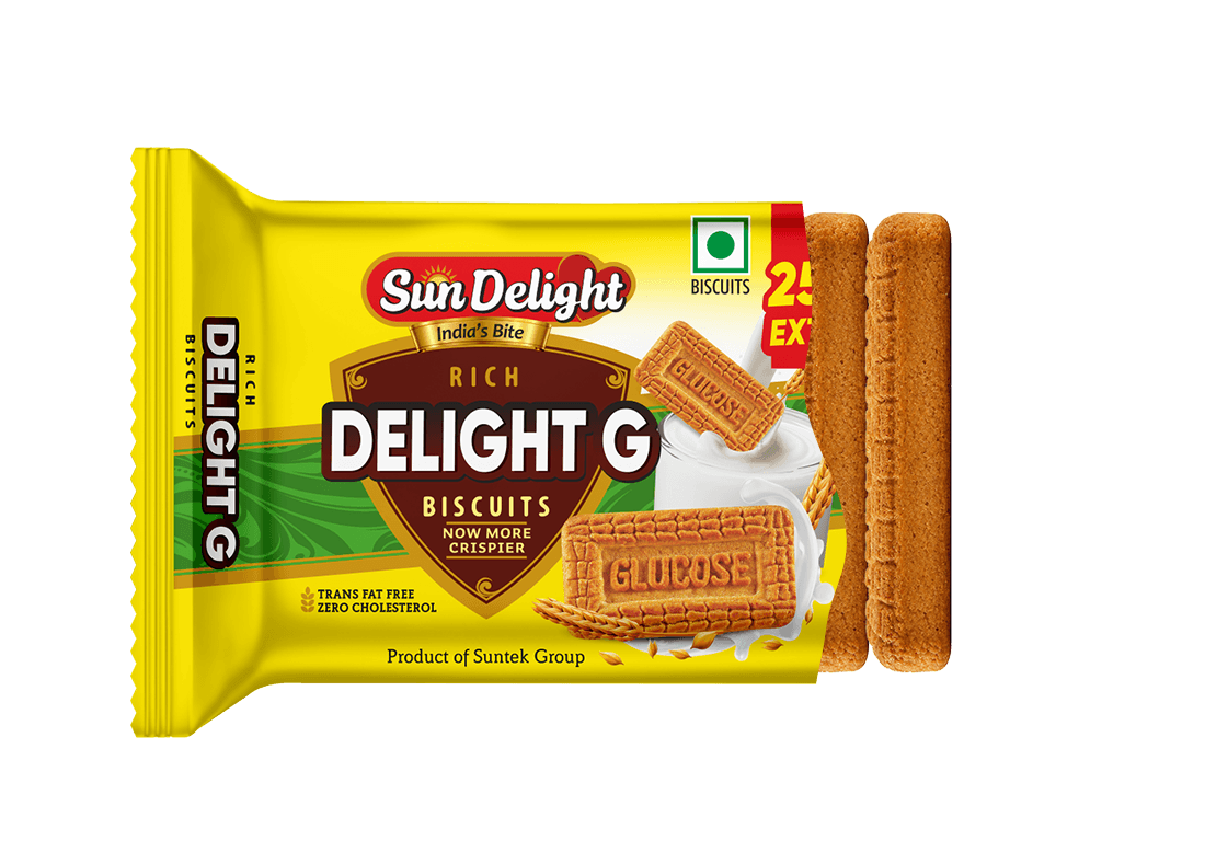 Delight G Glucose packet opening