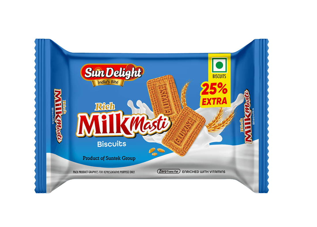 Milk Masti packet opening