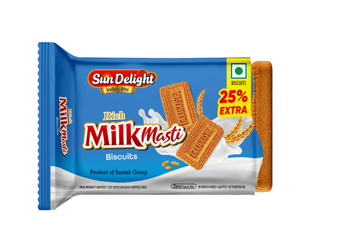 Milk Masti packet opening